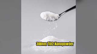300 nm lipophiles Titandioxid-Nanopulver
