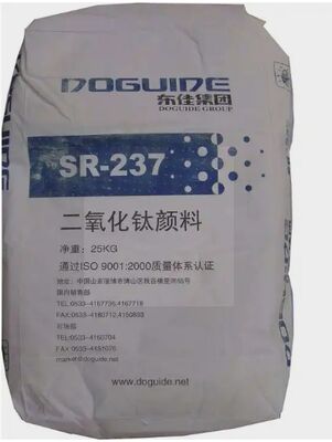SR-237 Rutil-Titandioxid-Pigment mit guter Weißfarbe, hoher Haltbarkeit und hervorragender Dispersion