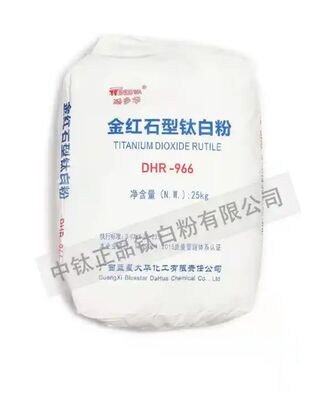 DHR-966 Rutil-Titandioxid mit anorganischer Silizium-Aluminium-Beschichtung für hohe Weiße und starke Farbstärke