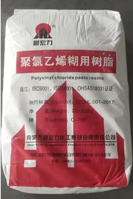 Chenhongli C-155 PVC-Pastenharz mit K-Wert 80 mit hohem Polymerisationsgrad und mittlerer kontrollierbarer Viskosität für Kunstleder und Taucherzeugnisse