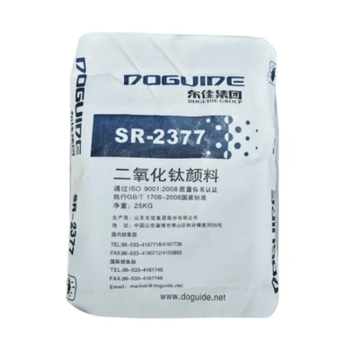 DOGUIDE SR-2377 Rutil-Titandioxid mit anorganischer Zr-Al-Beschichtung für hohen Weißgrad und hervorragende Wasserdispergierbarkeit