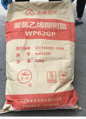 Zhongtai WP62GP PVC-Harz der Paste-Klasse mit niedrigem Polymerisationsgrad, niedrigen Verunreinigungen und guter Dispersionsstabilität