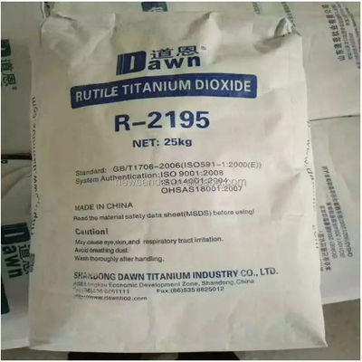 Dawn Titanium R-2195 Rutil TiO₂ mit CPSIA-Sicherheitstestzertifikat, Bleigehalt nicht nachgewiesen und eingeschränkte Phthalate nicht nachgewiesen