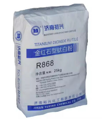 Jinan Yuxing Sulfatprozess Titandioxid TiO2 R868 mit ausgezeichneter Glanzbindung für Spulenbeschichtung