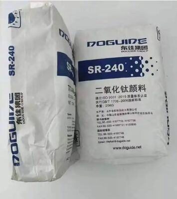 SR-240 Tio2 Rutil-Titandioxid mit hoher Weiße, exzellenter Dispersion und hoher Schüttdichte für Masterbatch