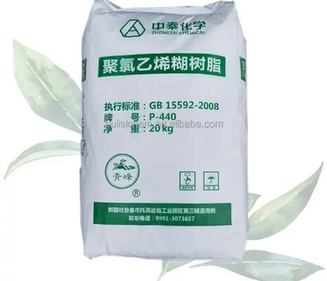 Zhongtai P440 PVC-Harz Emulsionsqualität mit K-Wert 74 mittleres Molekülgewicht und geringer bis mittlerer Viskosität