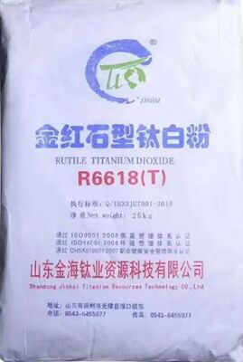 Zirkonium-Aluminium-beschichtetes Titandioxid R6618 Rutil Universalqualität mit hoher Weiße und exzellenter Dispergierbarkeit