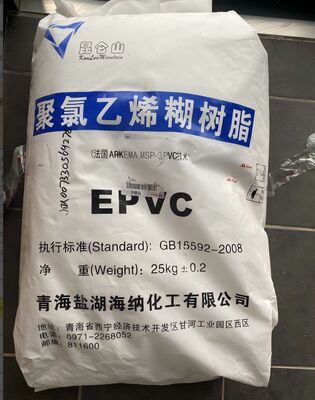 PB1302 EPVC-Emulsion PVC-Harz mit K-Wert 63 mit ultra-niedriger Plastisol-Viskosität und null Siebrückständen für Anwendungen mit hohem Durchfluss
