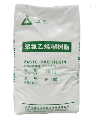 Junzheng P-450 PVC-Harz in Pastenqualität mit K-Wert 65, geringem Gehalt an flüchtigen Bestandteilen und kontrollierbarer Pastenviskosität