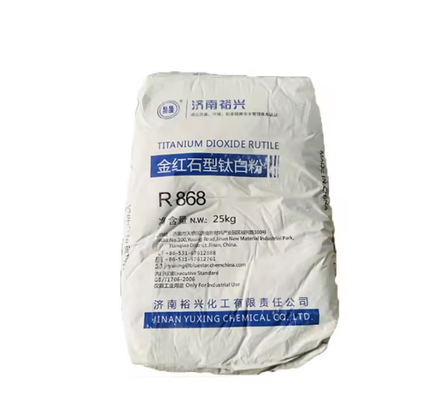 BLUESTAR Jinan Yuxing R868 Sulfatprozess Rutil-Titandioxid mit Zr-Al-Anorganische Beschichtung, schmale Partikelgrößenverteilung und hoher Glanz für industrielle Beschichtungen