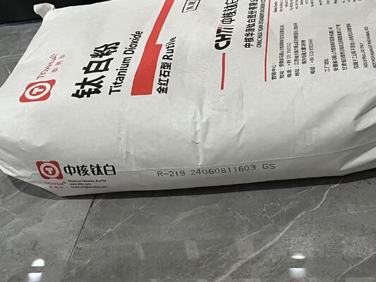CNNC R-219 Rutilditiandioxid TiO2 Pigment mit hoher Opacität 94% Reinheit und Wetterbeständigkeit für PVC-Profile