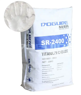 DOGUIDE SR-2400 Rutil-Titandioxid mit Si-Al-dichter Silica-Beschichtung für hohe Weiße und Tönungsstärke sowie extrem geringe Siebrückstände