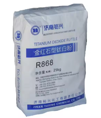 Bluestar Yuxing R868 Rutilditiandioxid mit Zr-Al-Anorganische Beschichtung für hohe Farbfestigkeit und geringes lösliches Salz