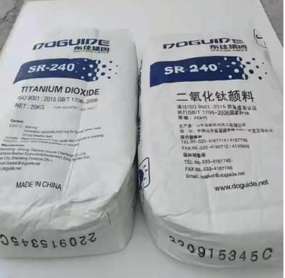 SR-240 Rutil-Titandioxid mit ≥96,0% TiO₂-Gehalt, ≥97,0% Rutilgehalt und ≥185% Farbstärke