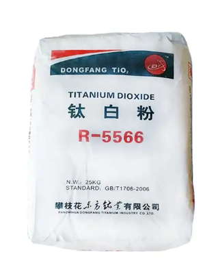 R-5566 Rutil-Titandioxid-Pigment mit 94,4% TiO2-Gehalt, 99,3% Rutil-Gehalt und Farbfestigkeit 1977