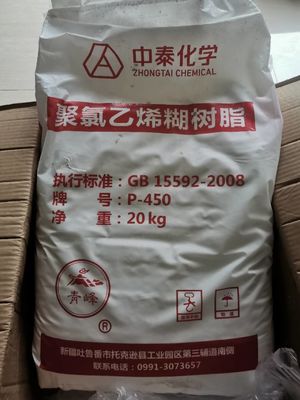 Zhongtai P450 PVC-Harz-Pasten-Grad-Rohstoff-schäumende Produkte
