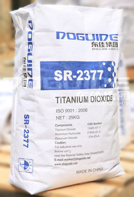 SR-2377 Doguide Titandioxid TiO2 Rutil mit 93,0% TiO2-Gehalt und 97,0% Rutilgehalt Zr.Al anorganische Beschichtung