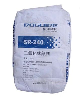 SR-240 Rutildoxid TiO2 Pigment mit ≥ 96% TiO2-Gehalt, ≥ 97% Rutildruck und ≥ 97% Weiß